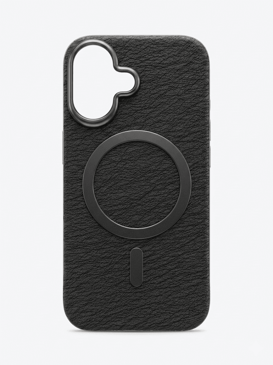 iPhone 16 SleeCase Leather - iPhone 16 Black