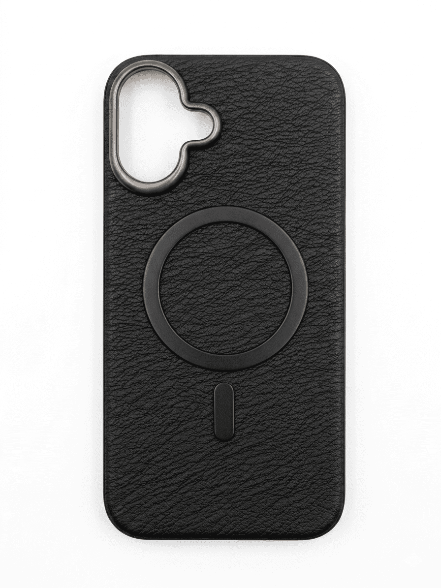 IPhone 16 Plus SleeCase Leather Texture IPhone 16 Plus Black