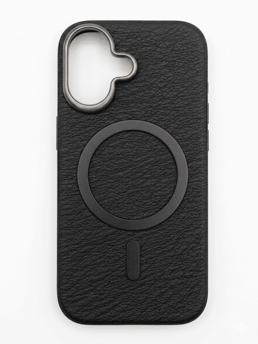 IPhone 17 SleeCase Leather Texture IPhone 17 Black