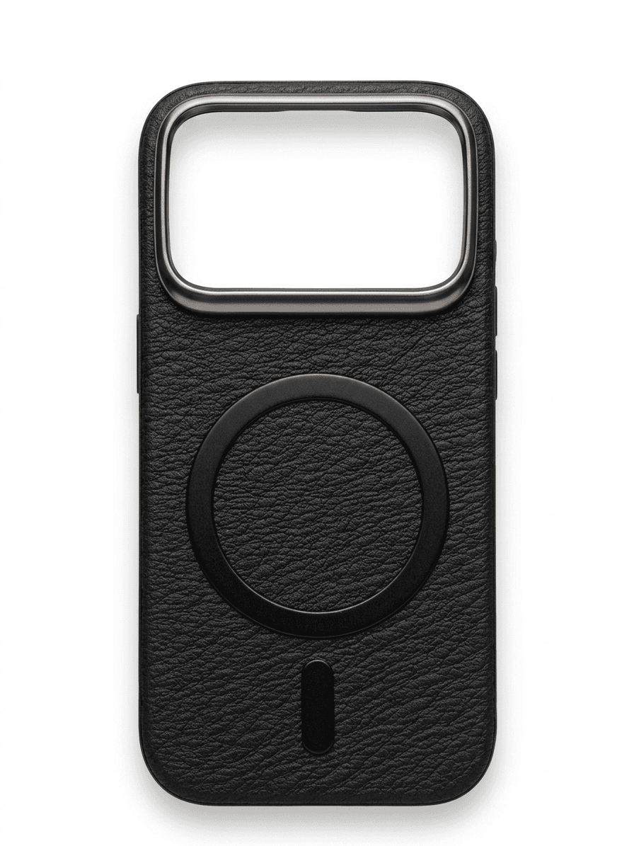 iPhone 17 Pro SleeCase Leather - iPhone 17 Pro Black