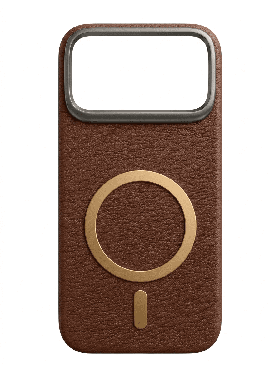 IPhone 17 Pro Max SleeCase Leather Texture IPhone 17 Pro Max Brown