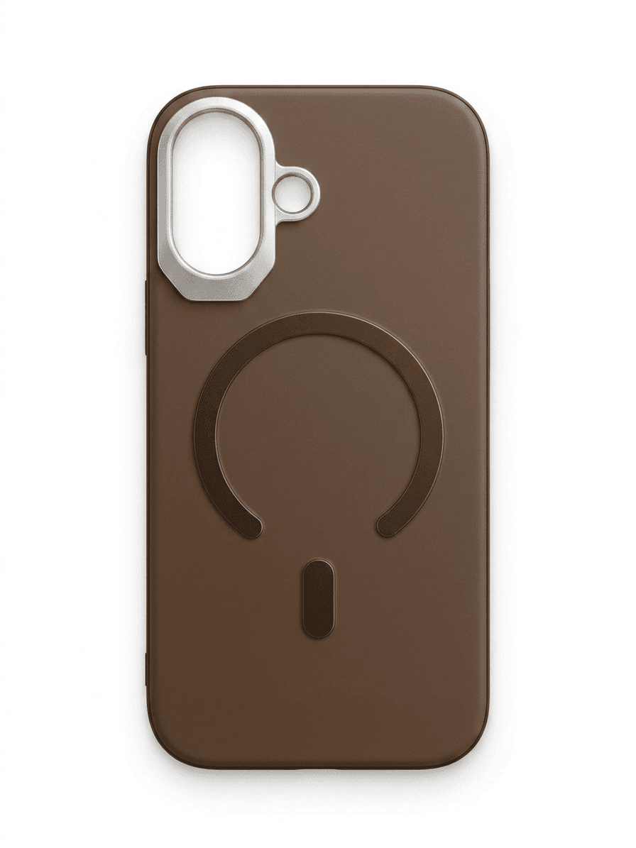 IPhone 16 SleeCase Smooth Texture IPhone 16 Brown